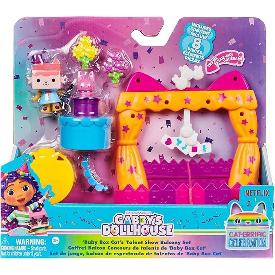 Gabby's Dollhouse Balkon Takımı Figür Set - SPM-6069729 - 1 Adet Stokta Olan Gönderilir