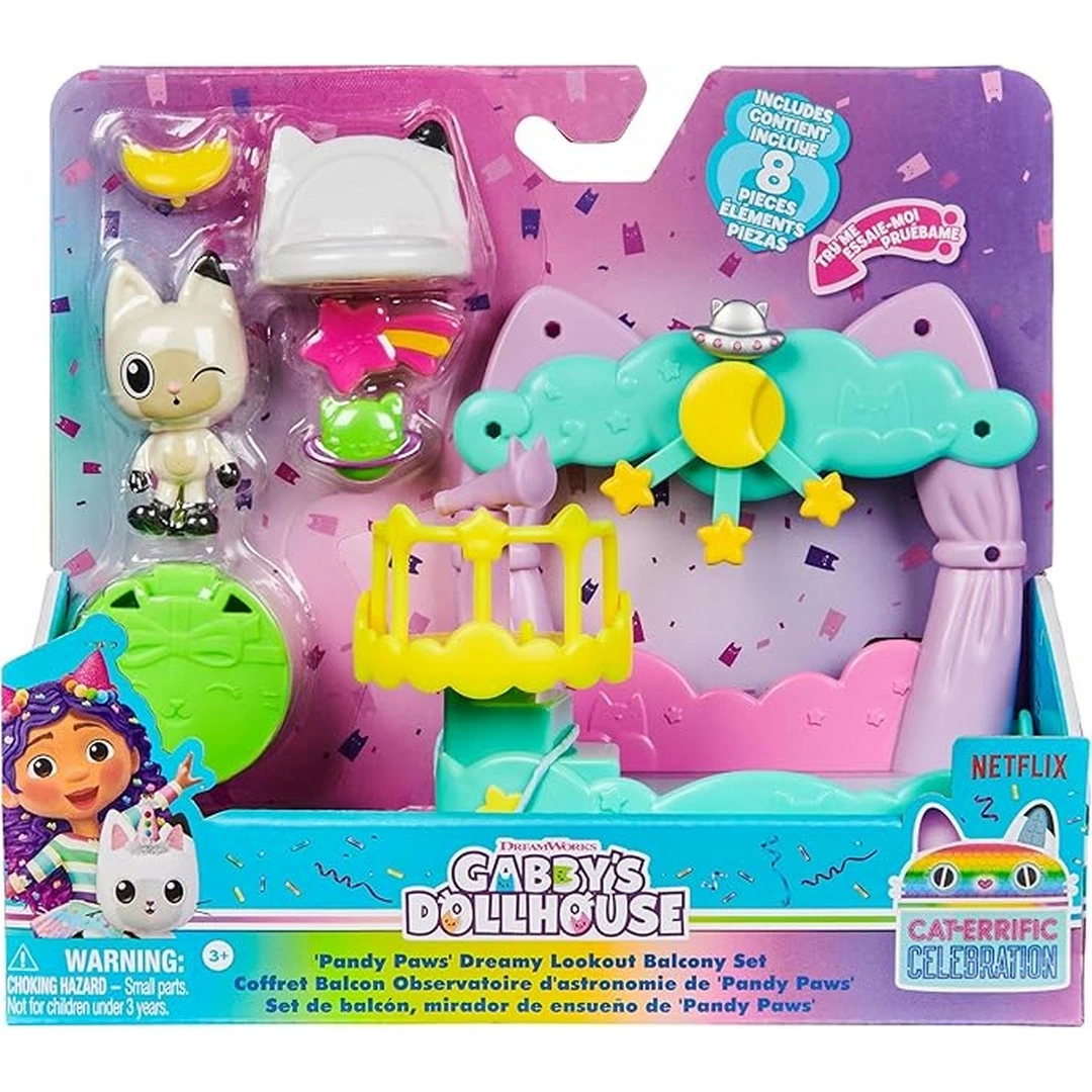 Gabby's Dollhouse Balkon Takımı Figür Set - SPM-6069729 - 1 Adet Stokta Olan Gönderilir