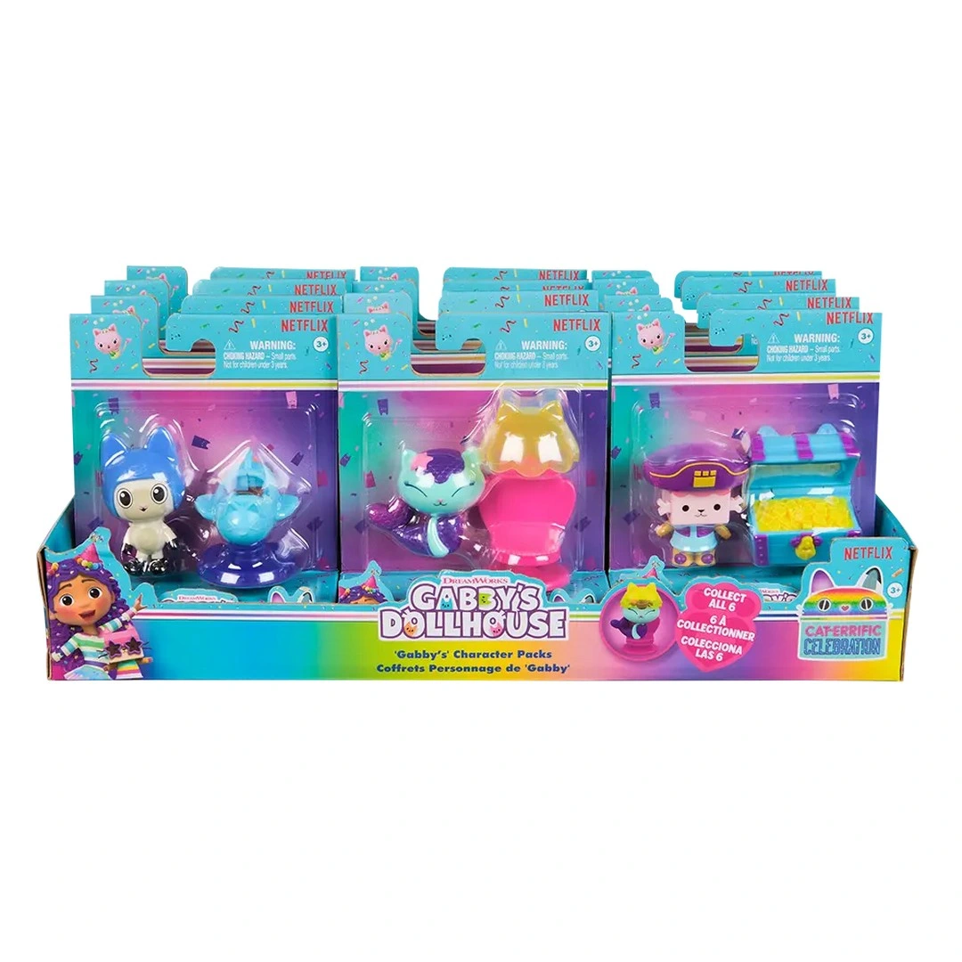 Gabbys Dollhouse Sürpriz Mini Aksesuarlı Figürler