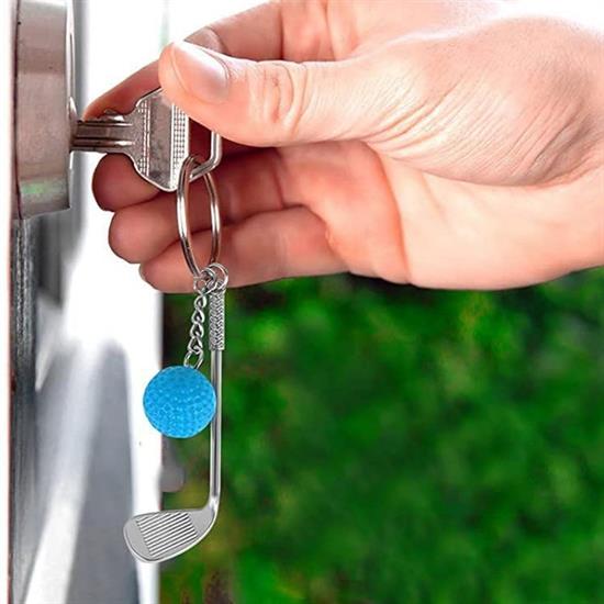 Gerçekçi Golf Tasarımlı Şık Anahtarlık Kolye Çanta Süsü Golf Keychain (4887)