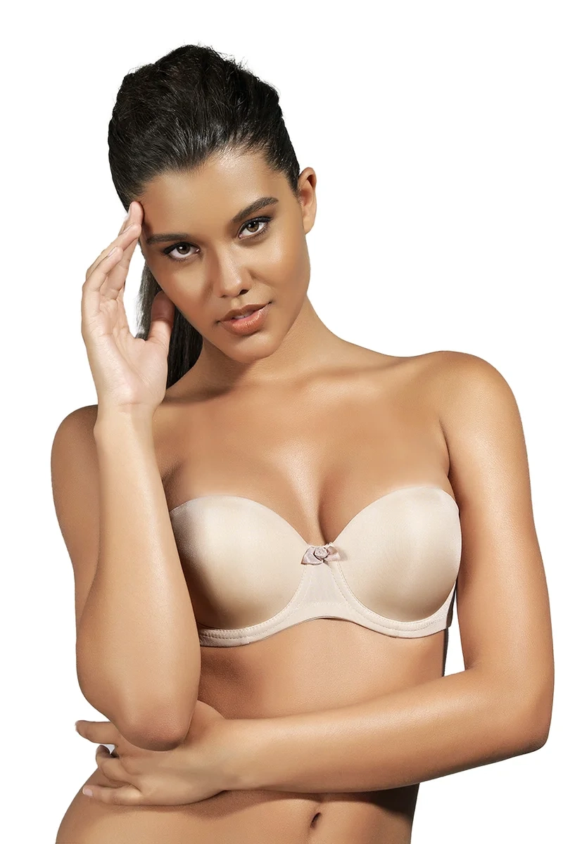 Golshan Gabrıella Balconette Foam Cup Bra, Konforlu ve Şık Sütyen, Strapless