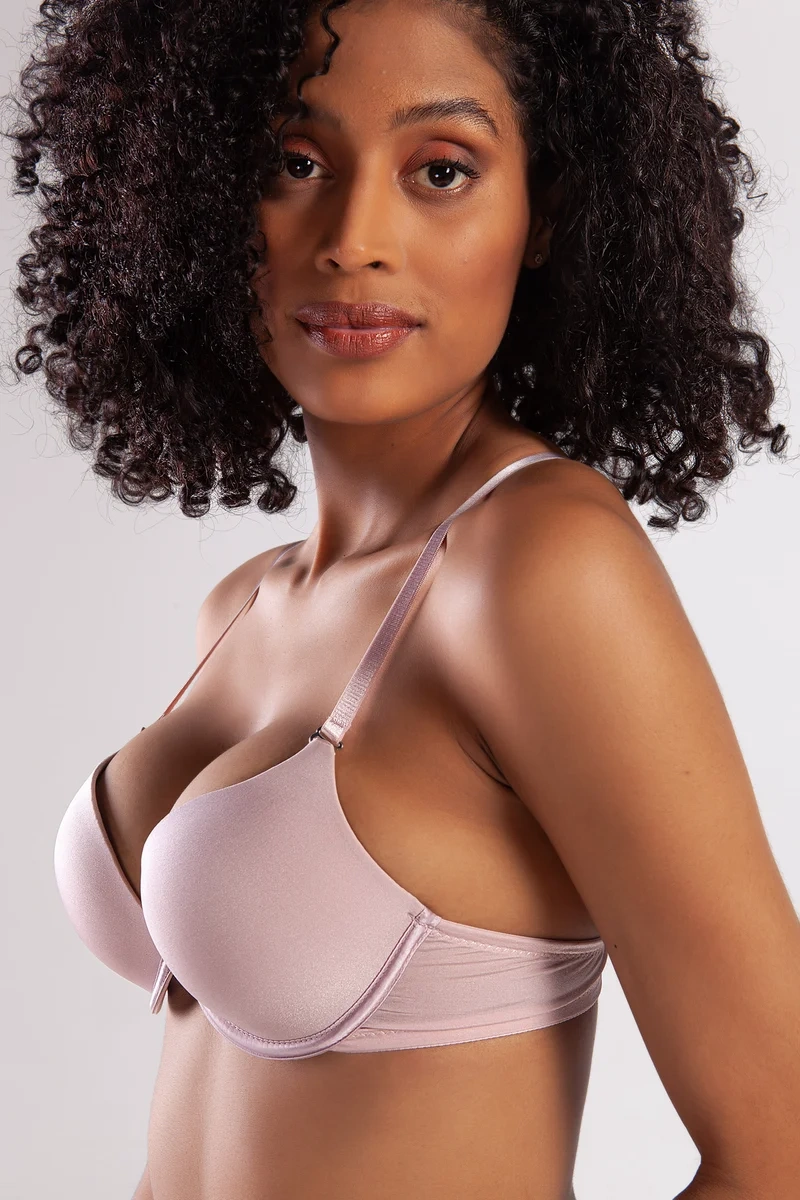 Golshan Garland Heavy Push up Bra, Açık Pembe Konforlu ve Şık Sütyen