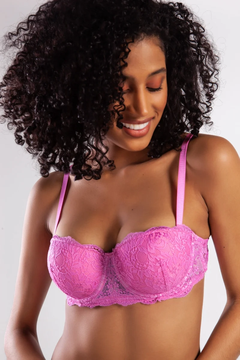 Golshan G.Colors Push Up Strapless Bra, Pembe Konforlu ve Şık Sütyen