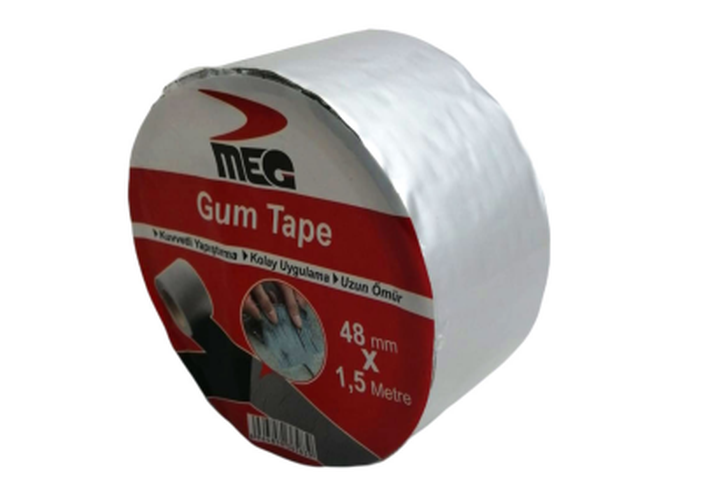 GUM TAPE 48MMX1.5MT SU SIZDIRMAZ SAKIZ TAMİR BANTI (4887)