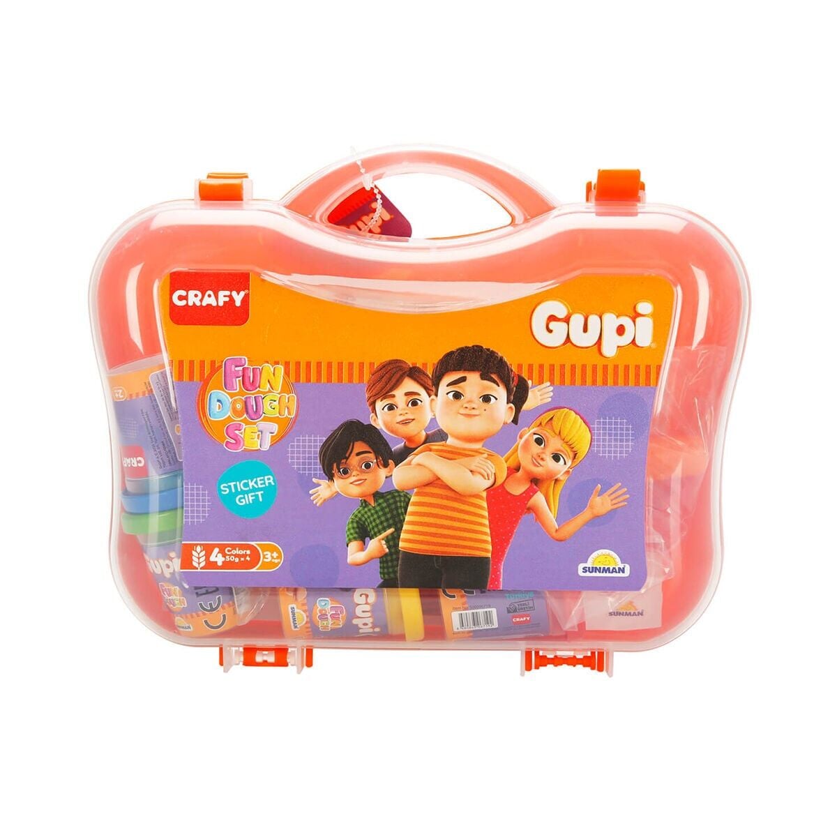 6716 SUN-SABC-CRF-OYUN HAMUR SET GUPİ PLSTK ÇNT 4X50GR 20PRÇ GUP