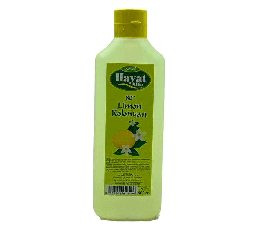 HAYAT 900ML LİMON KOLONYA BİDON (4887)
