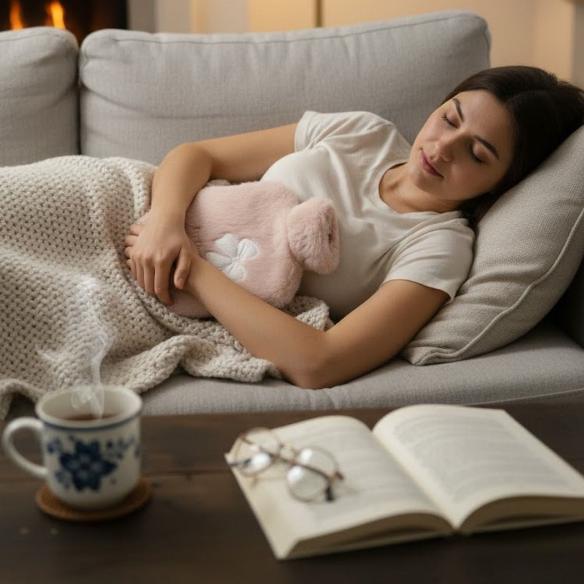 Hello Everyone Yazılı Kurdeleli Pembe Peluş Sıcak Su Torbası 1 Lt – Yumuşak Kılıf, Uzun Süre Sıcak Tutan Termal Su Torbası (4887)