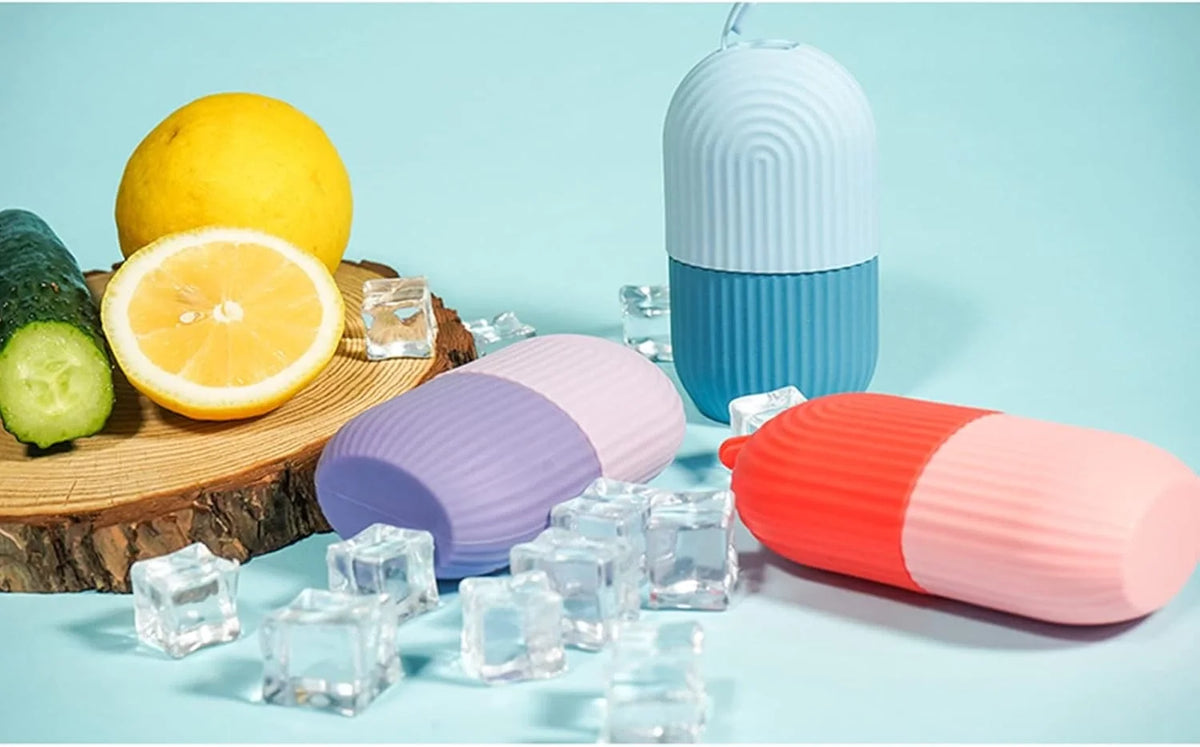 Ice Roller Buz Silindiri Terapi Etkili Yüz Masaj Ve Cilt Bakım Aleti (4887)