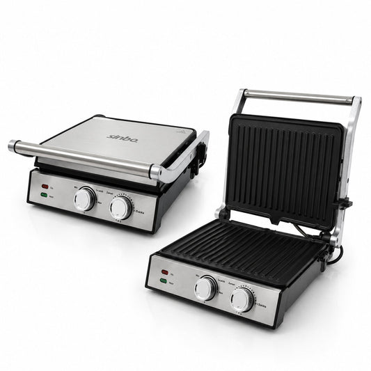 IZGARA VE TOST MAKİNESİ 4 DİLİM YAPIŞMAZ YÜZEY 2000W SSM-2598 (4887)