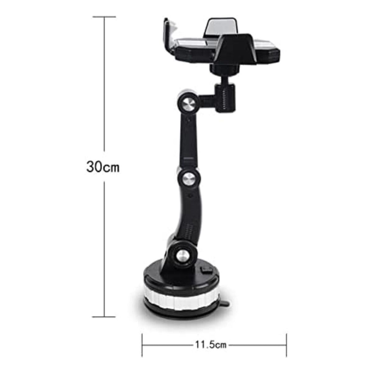 Jel Vantuzlu Cama Takılabilen Güçlü 360 Derece Dönebilen Ayarlanabilir Araç Içi Vantuzlu Telefon Tutucu (4887)