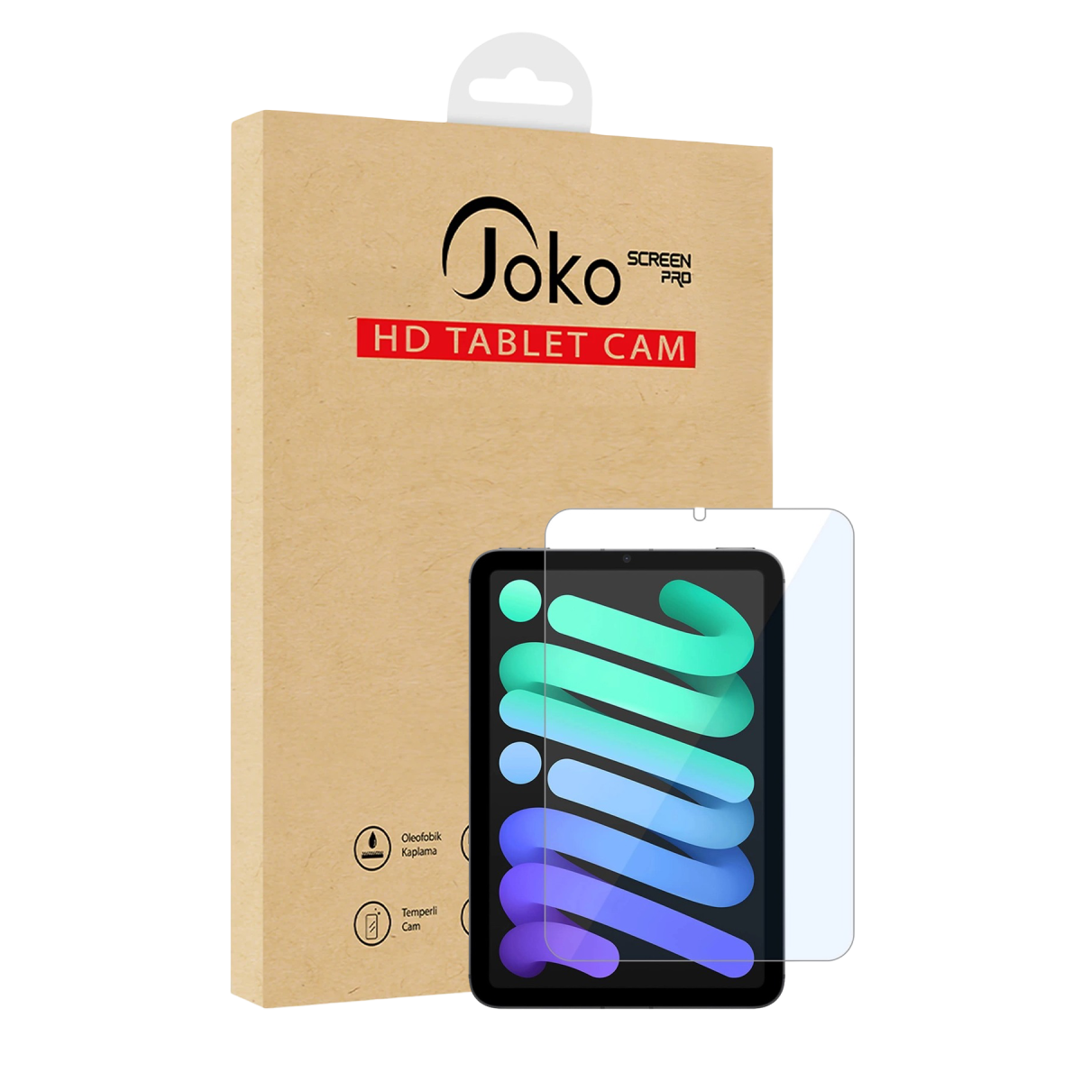 Joko Apple iPad Mini 3 HD Tablet Cam Ekran Koruyucu - Şeffaf