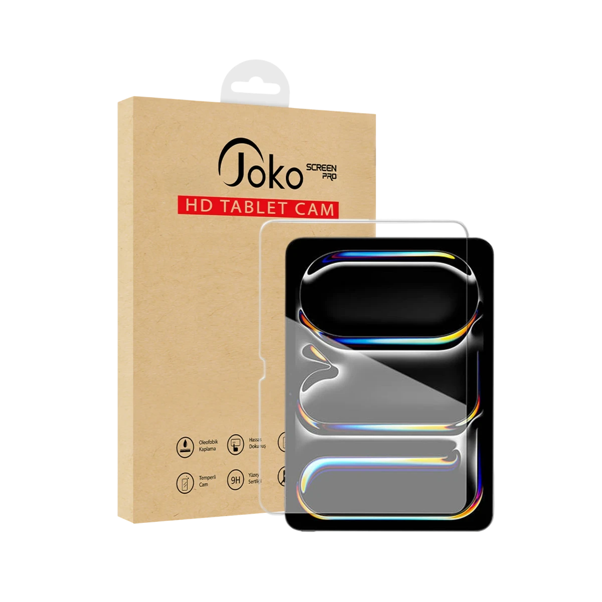 Joko Apple iPad Pro 11 (2024) HD Tablet Cam Ekran Koruyucu - Şeffaf