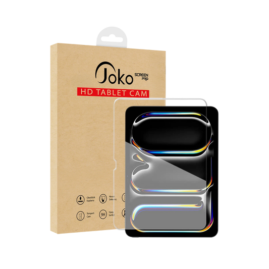 Joko Apple iPad Pro 11 (2025) 2in1 HD Tablet Cam Ekran Koruyucu - Şeffaf