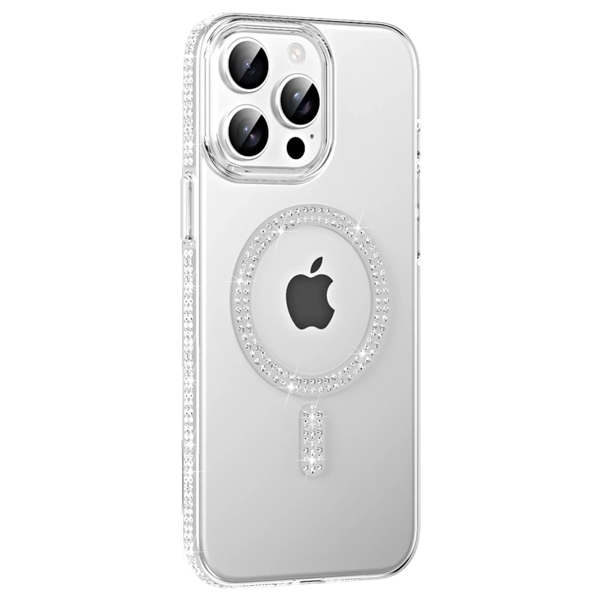 Joko Apple iPhone 14 Pro Max Move Taşlı Magsafe Kapak - Natural Grey