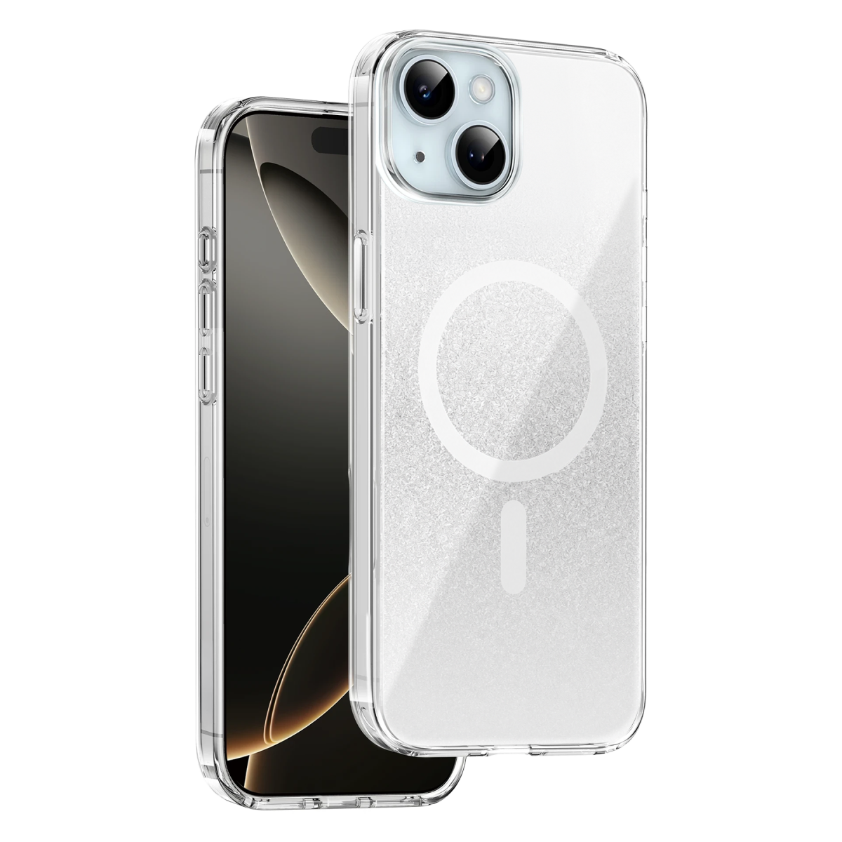 Onegif Apple iPhone 14 Sora Simli Magsafe Kapak - Beyaz