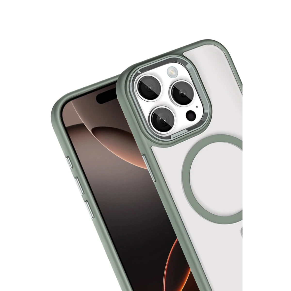 Joko Apple iPhone 15 Pro Max Terea Magsafe Kapak - Titan Gri