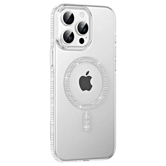 Joko Apple iPhone 15 Pro Move Taşlı Magsafe Kapak - Natural Grey