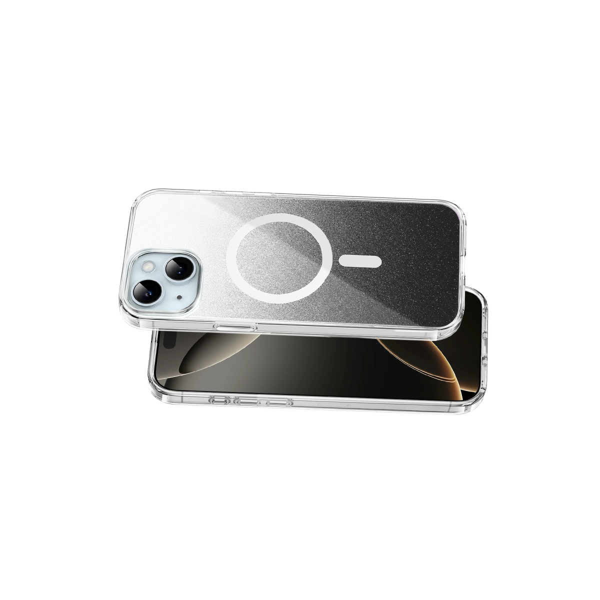 Onegif Apple iPhone 15 Sora Simli Magsafe Kapak - Siyah