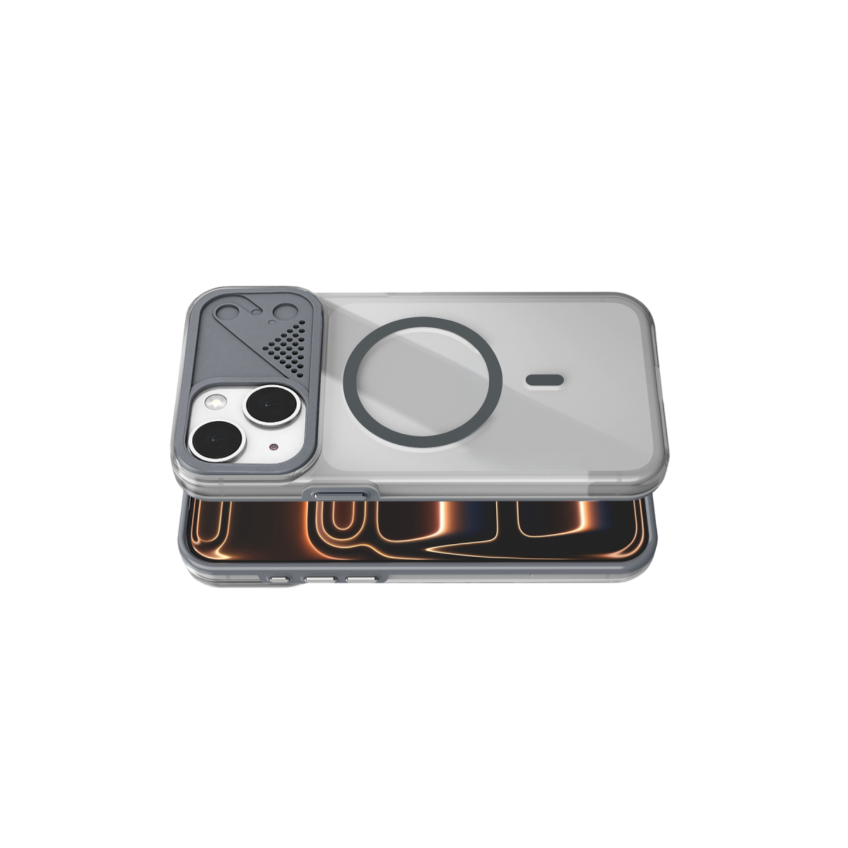 Joko Apple iPhone 15 Zinko Magsafe Kapak - Titan Gri