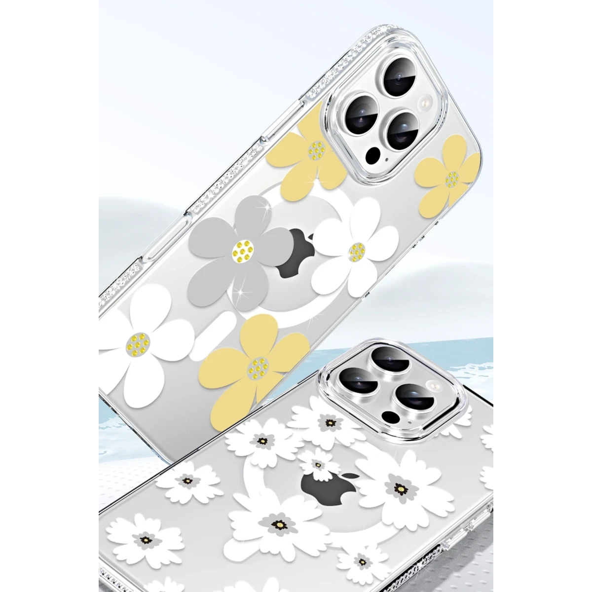 Joko Apple iPhone 16 Floral Magsafe Kapak - Turuncu