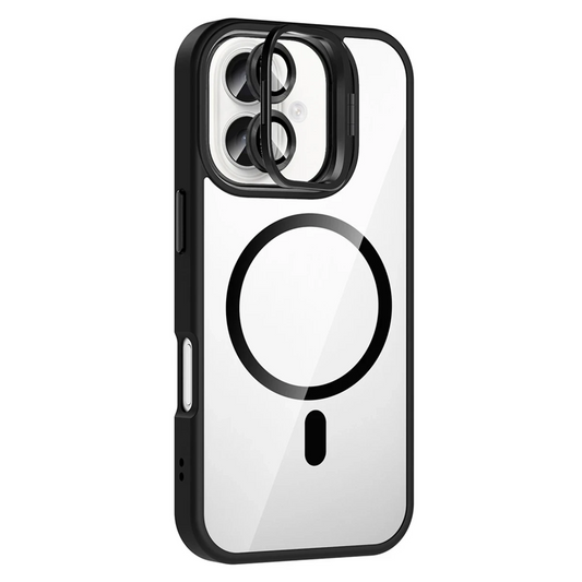 Joko Apple iPhone 16 Plus Remim Lensli Magsafe Standlı Kapak - Siyah
