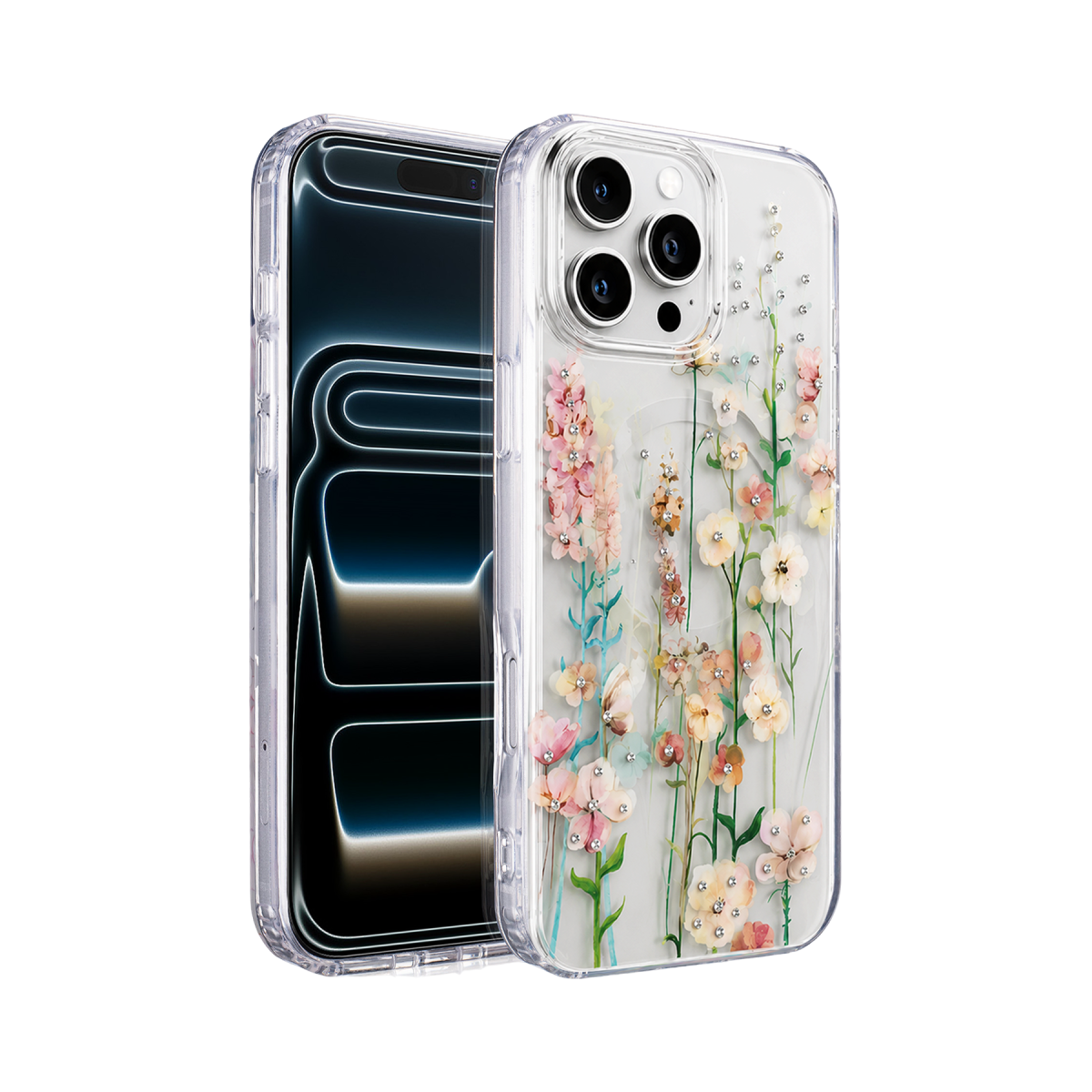 Onegif Apple iPhone 16 Pro Max Desina Magsafe Kapak - Desen 1