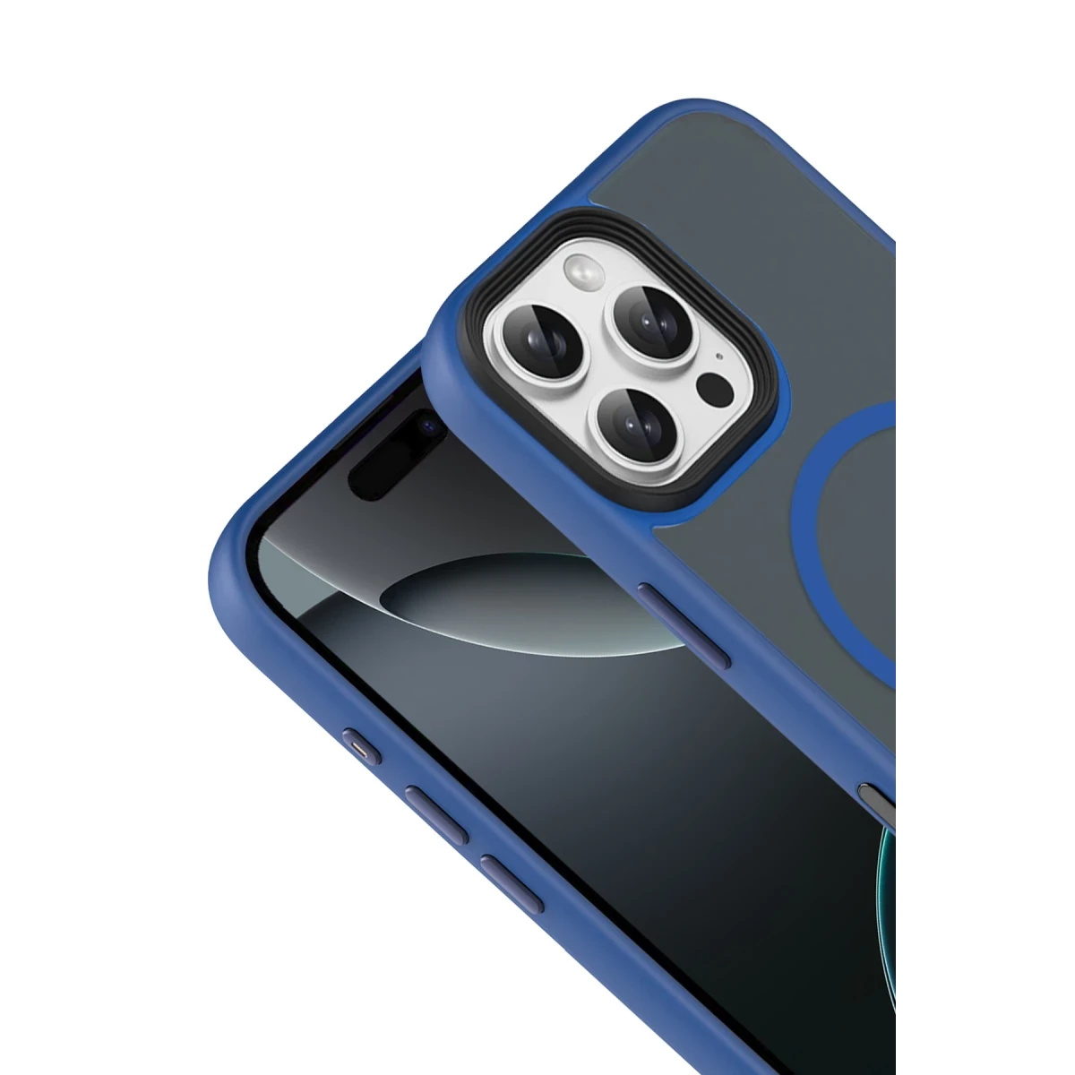 Joko Apple iPhone 16 Pro Max Megane Magsafe Kapak - Lacivert