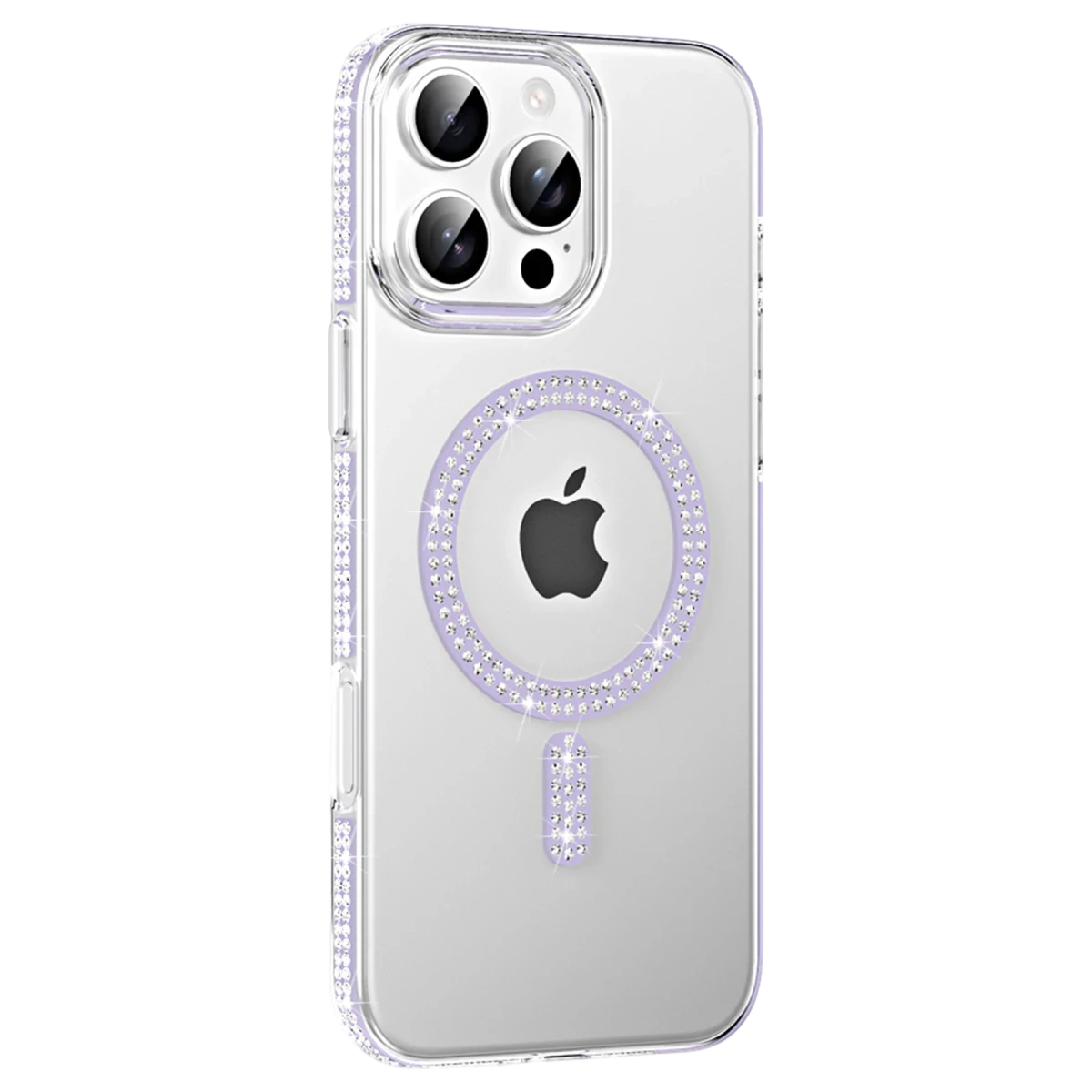 Joko Apple iPhone 16 Pro Max Move Taşlı Magsafe Kapak - Lila