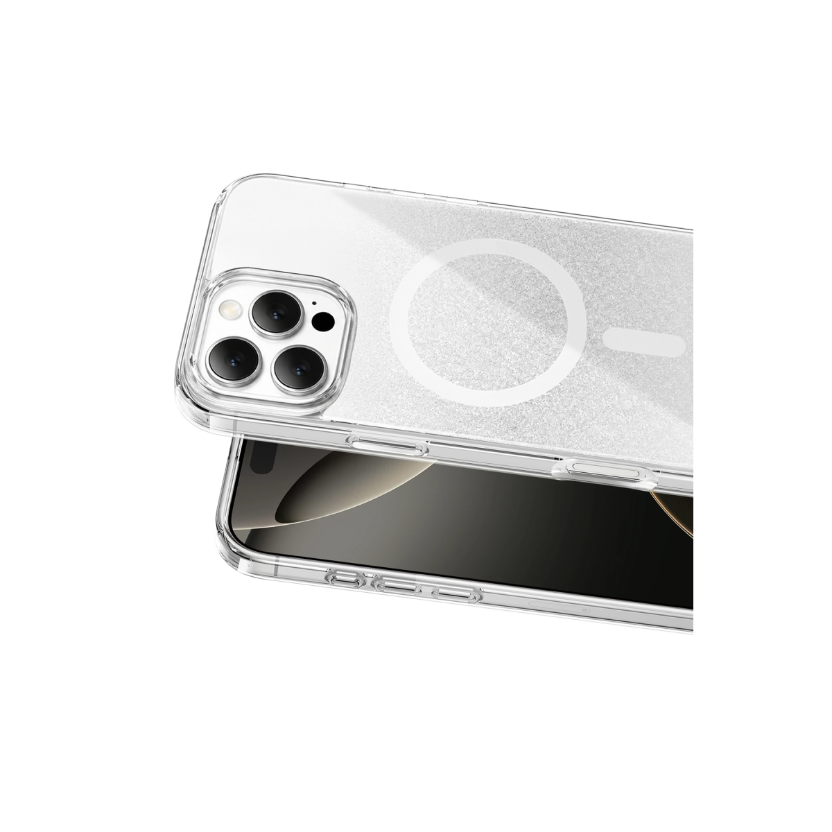 Onegif Apple iPhone 16 Pro Max Sora Simli Magsafe Kapak - Beyaz