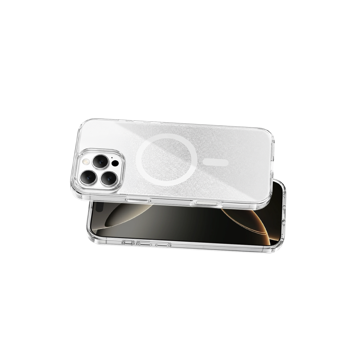 Onegif Apple iPhone 16 Pro Max Sora Simli Magsafe Kapak - Beyaz