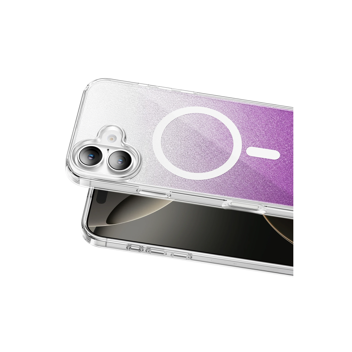 Onegif Apple iPhone 16 Sora Simli Magsafe Kapak - Mor