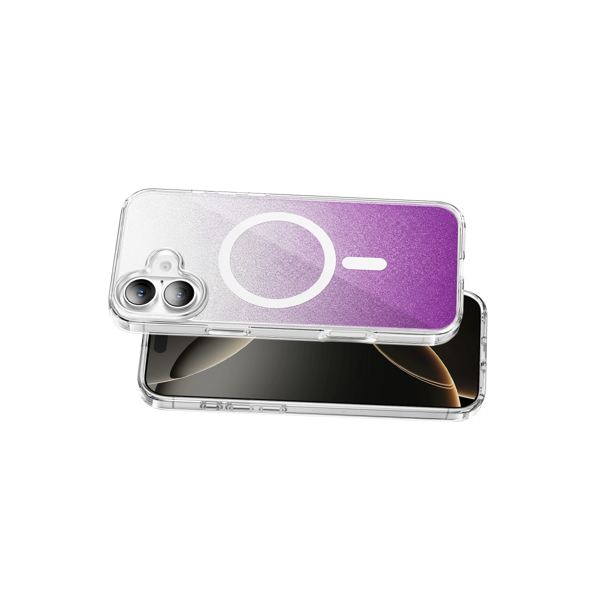 Onegif Apple iPhone 16 Sora Simli Magsafe Kapak - Mor