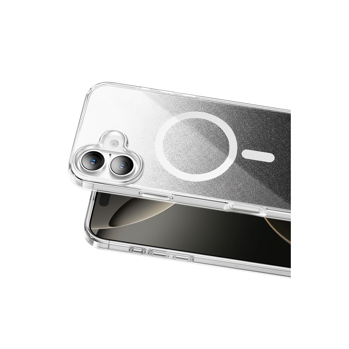 Onegif Apple iPhone 16 Sora Simli Magsafe Kapak - Siyah