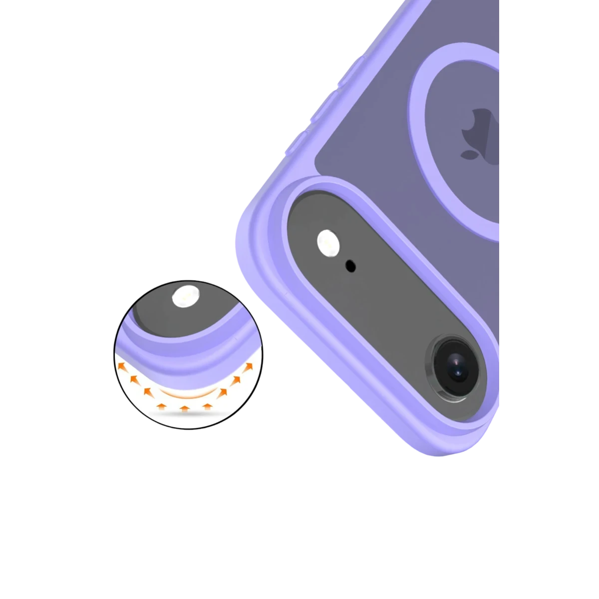 Joko Apple iPhone 17 Air Jota Magsafe Kapak - Lila