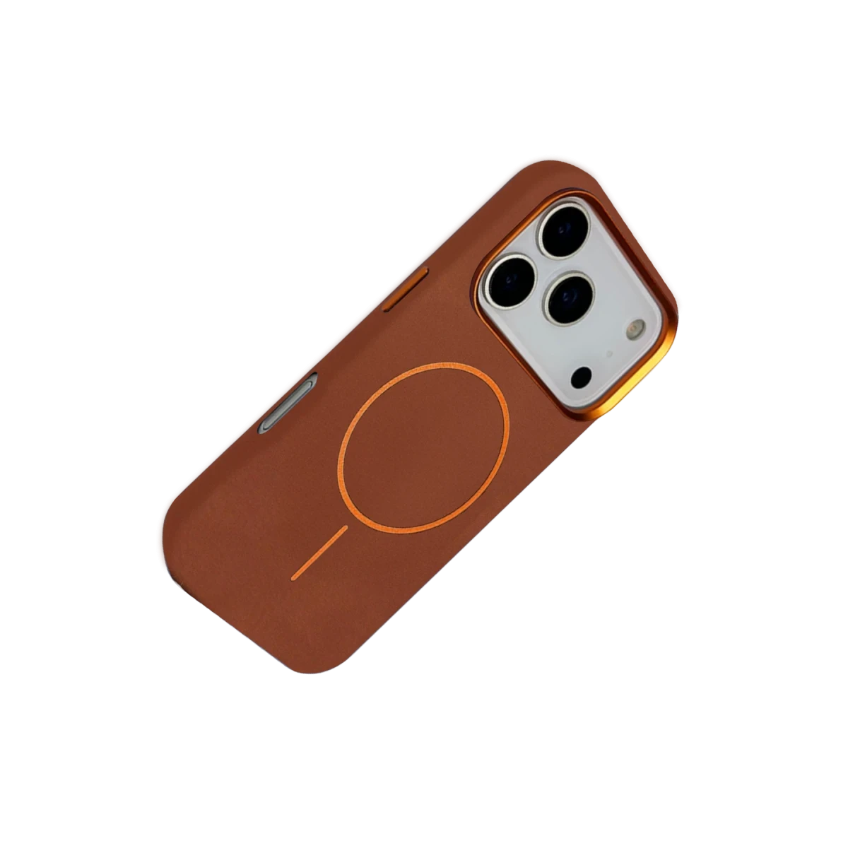 Joko Apple iPhone 17 Pro Luno Deri Magsafe Kapak - Kahverengi