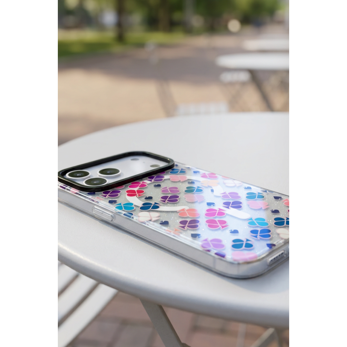 Onegif Apple iPhone 17 Pro Max Desina Magsafe Kapak - Desen 3