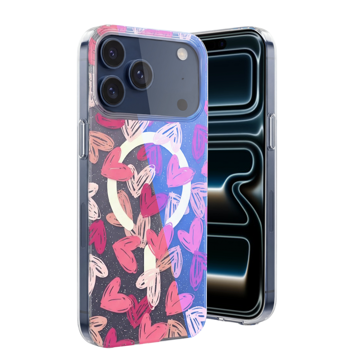 Onegif Apple iPhone 17 Pro Max Desina Magsafe Kapak - Desen 6