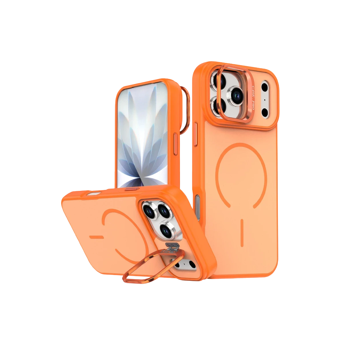 Joko Apple iPhone 17 Pro Max Flexa Magsafe Kapak - Turuncu