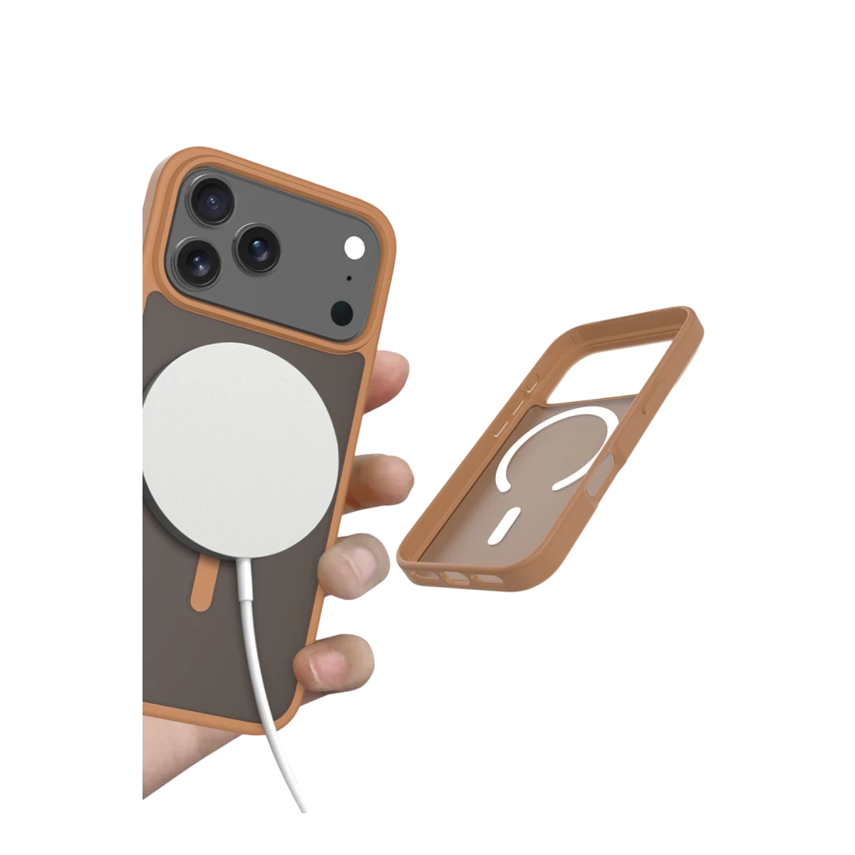 Joko Apple iPhone 17 Pro Max Jota Magsafe Kapak - Çöl Titanyum