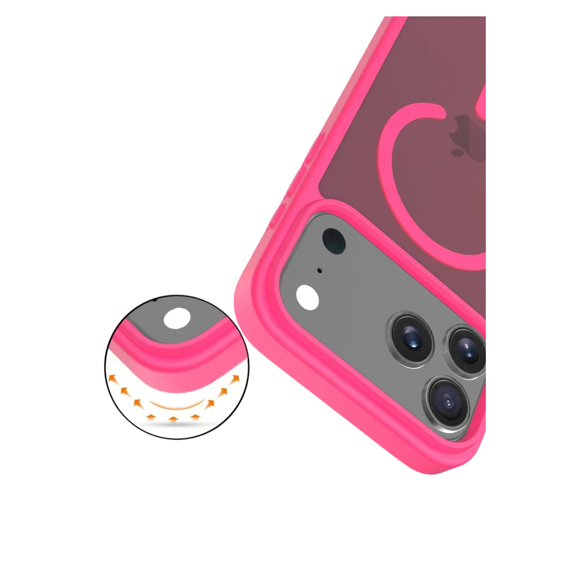 Joko Apple iPhone 17 Pro Max Jota Magsafe Kapak - Rose