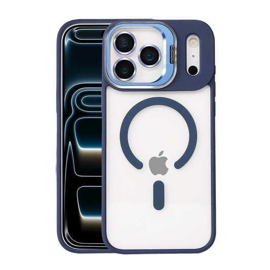 Joko Apple iPhone 17 Pro Max Remim Lensli Magsafe Standlı Kapak - Lacivert