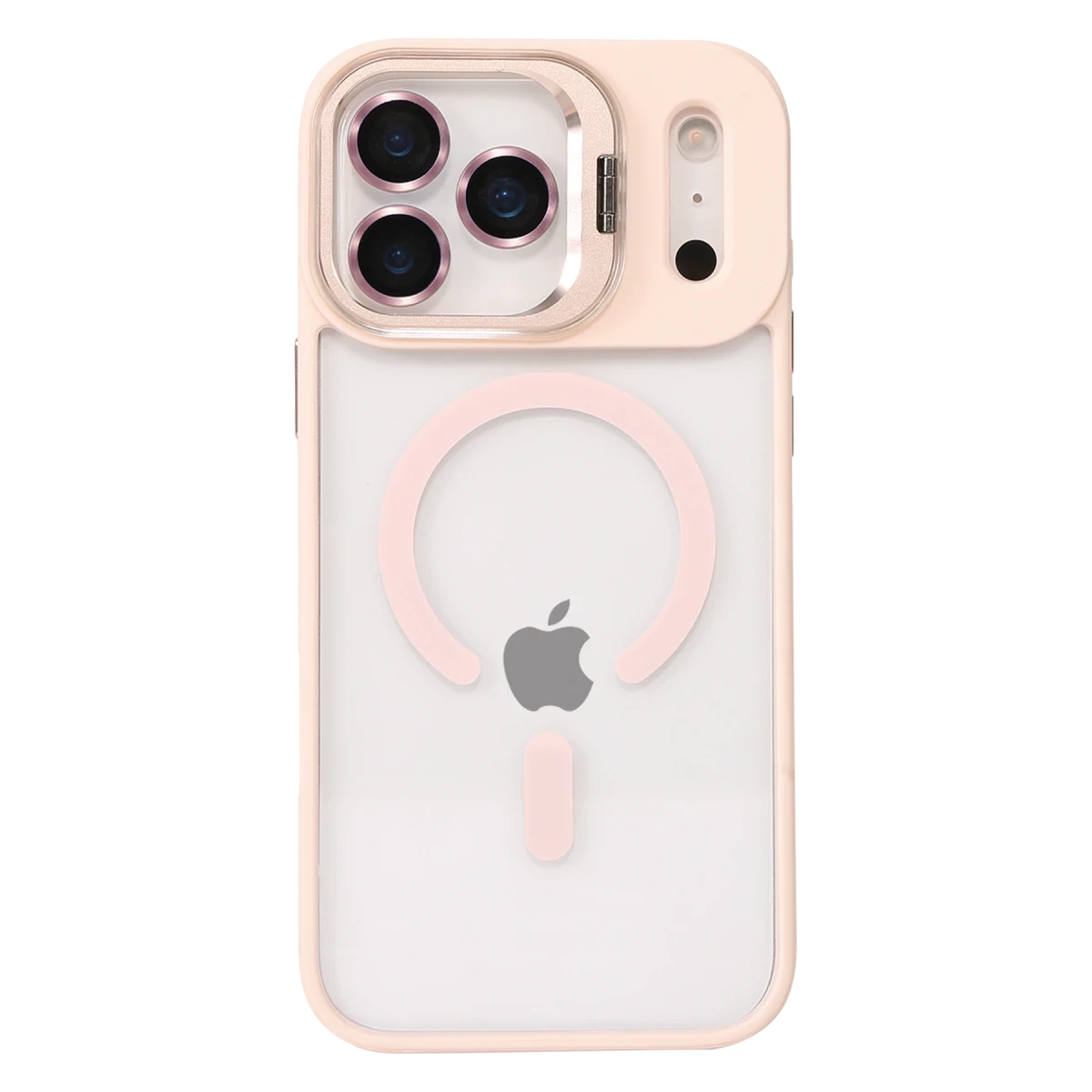 Joko Apple iPhone 17 Pro Max Remim Lensli Magsafe Standlı Kapak - Pembe