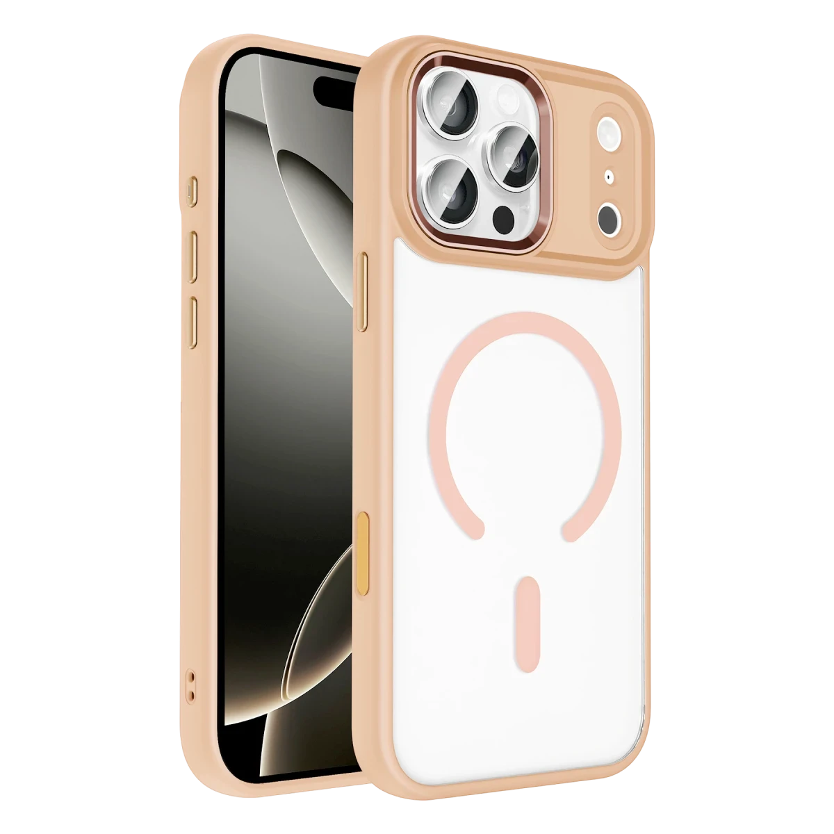 Joko Apple iPhone 17 Pro Max Terea Magsafe Kapak - Pembe