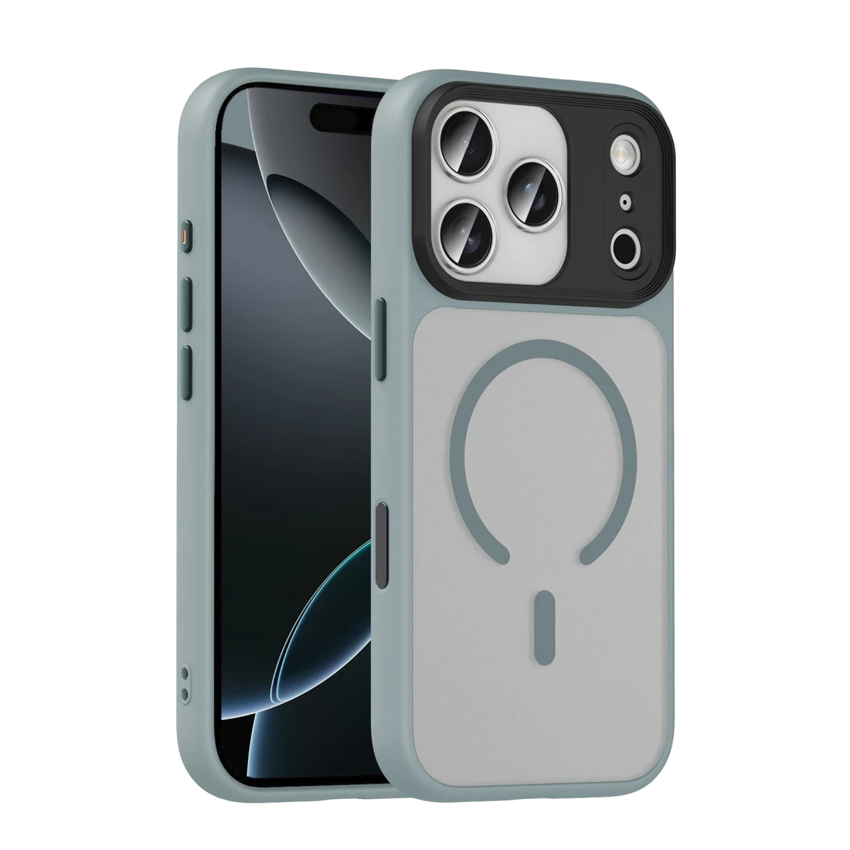 Joko Apple iPhone 17 Pro Megane Magsafe Kapak - Titan Gri