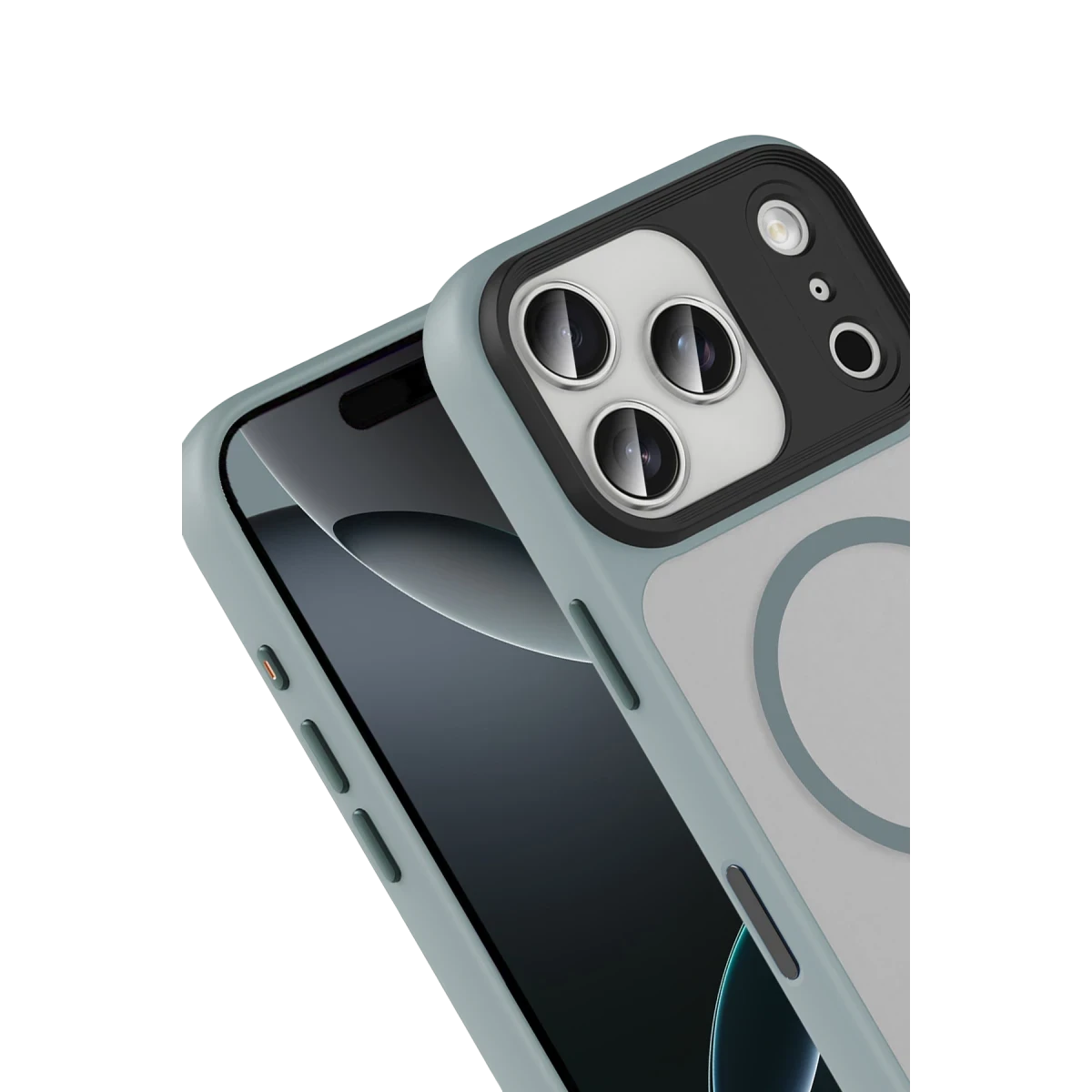Joko Apple iPhone 17 Pro Megane Magsafe Kapak - Titan Gri