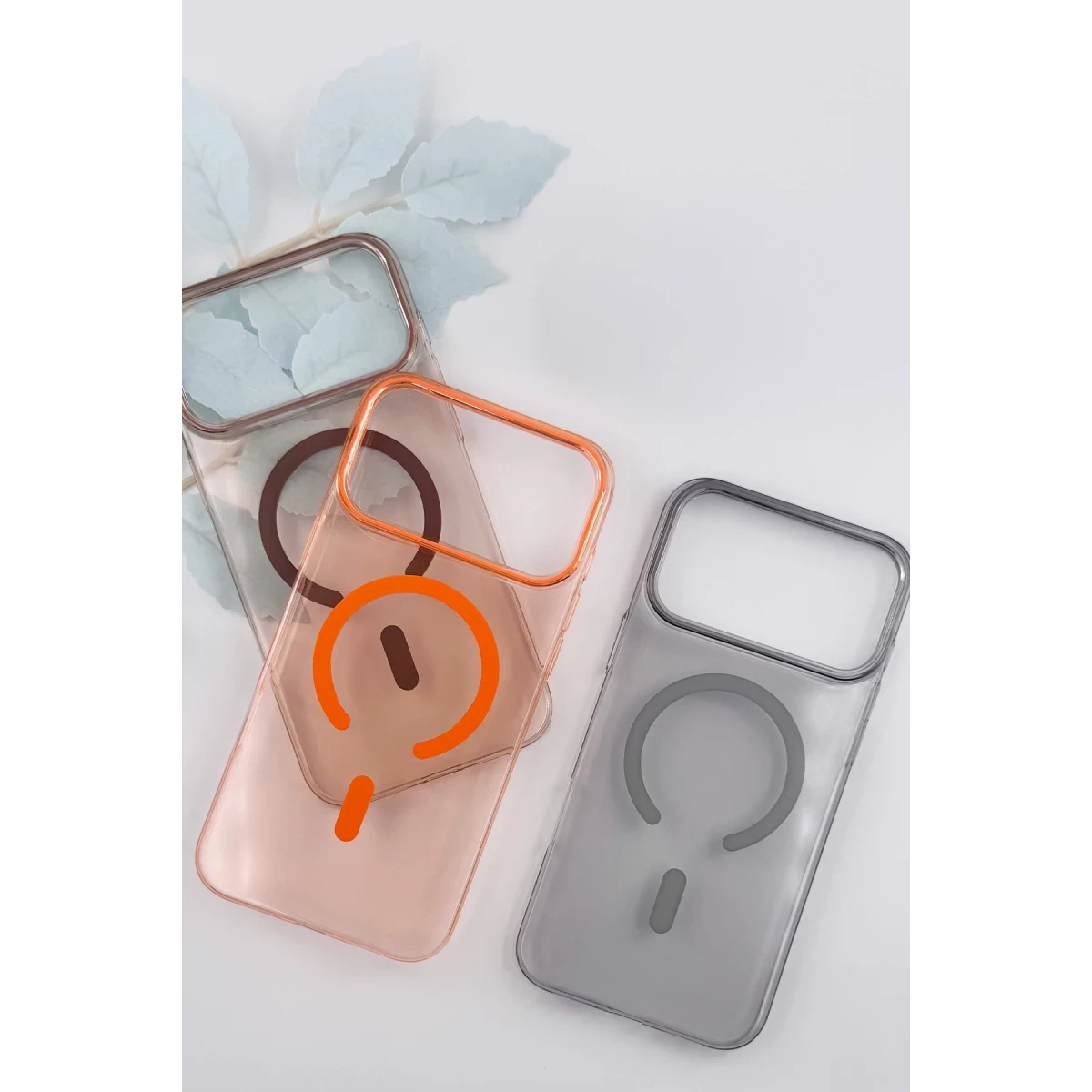 Joko Apple iPhone 17 Pro PC Blank Magsafe Kapak - Turuncu