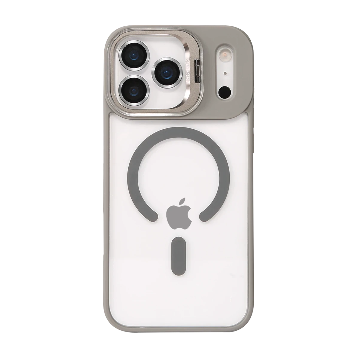 Joko Apple iPhone 17 Pro Remim Lensli Magsafe Standlı Kapak - Titan Gri