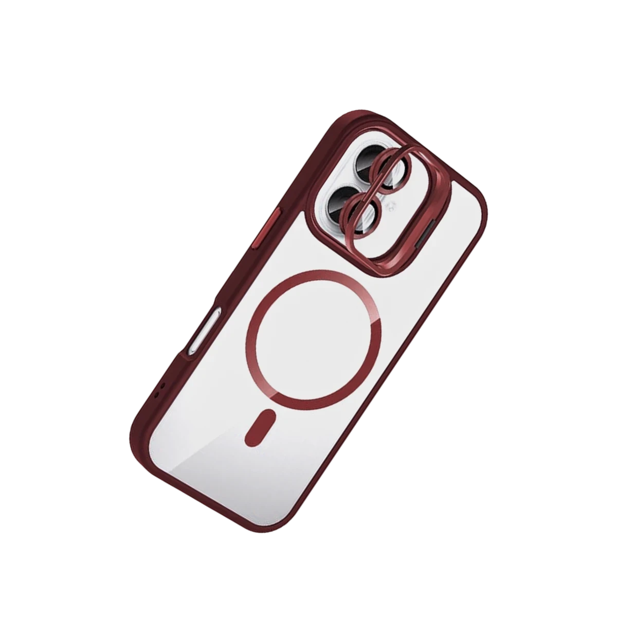 Joko Apple iPhone 17 Remim Lensli Magsafe Standlı Kapak - Bordo