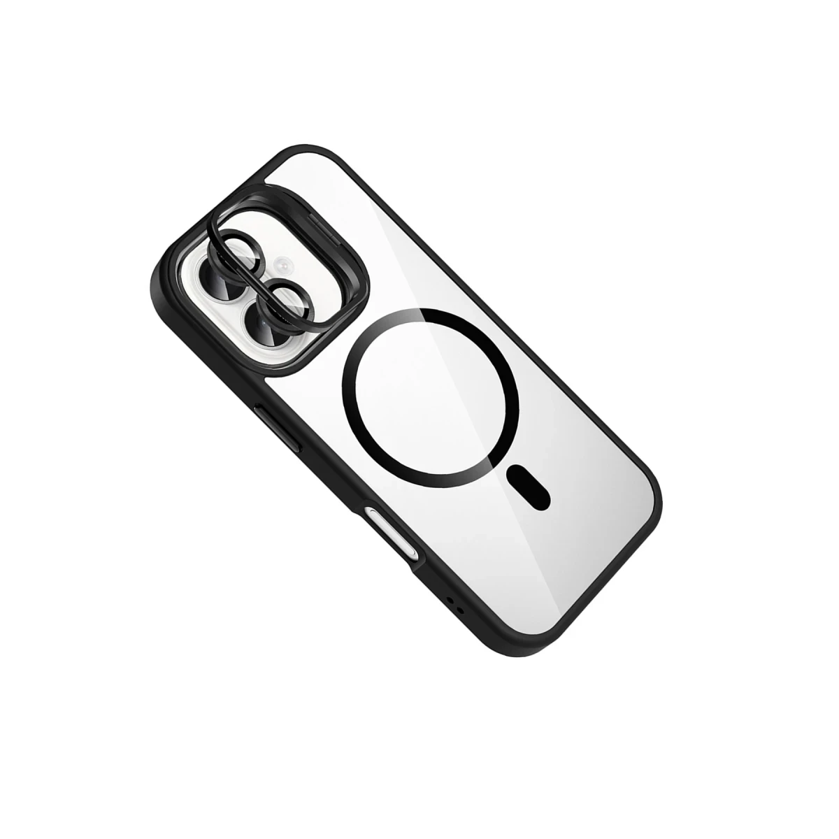 Joko Apple iPhone 17 Remim Lensli Magsafe Standlı Kapak - Siyah