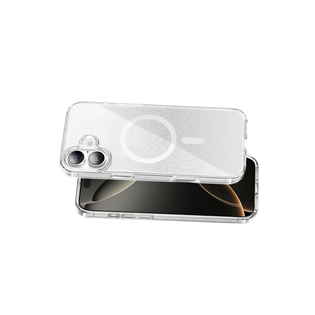 Onegif Apple iPhone 17 Sora Simli Magsafe Kapak - Beyaz
